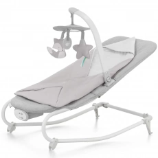 Шезлонг-гойдалка Kinderkraft Felio 2 Stone Grey